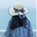  Beach Straw Cap BowTie Floppy Wide Brim Boho Boonie Sweet Outdoor Sun Hat  eb-59378788